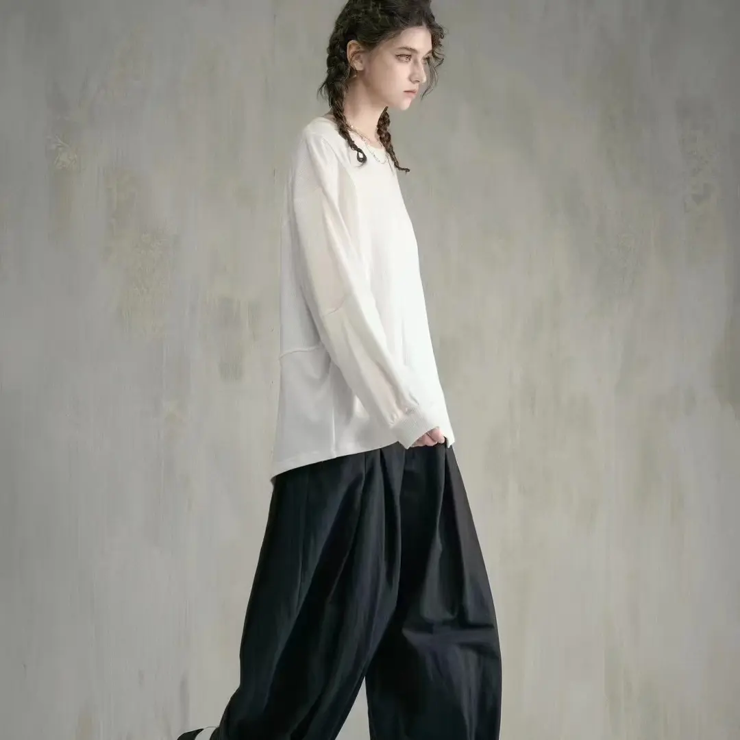 断码仅一件均码，春秋款季薄宽松阔腿显瘦垂感灯笼裤哈伦萝卜裤