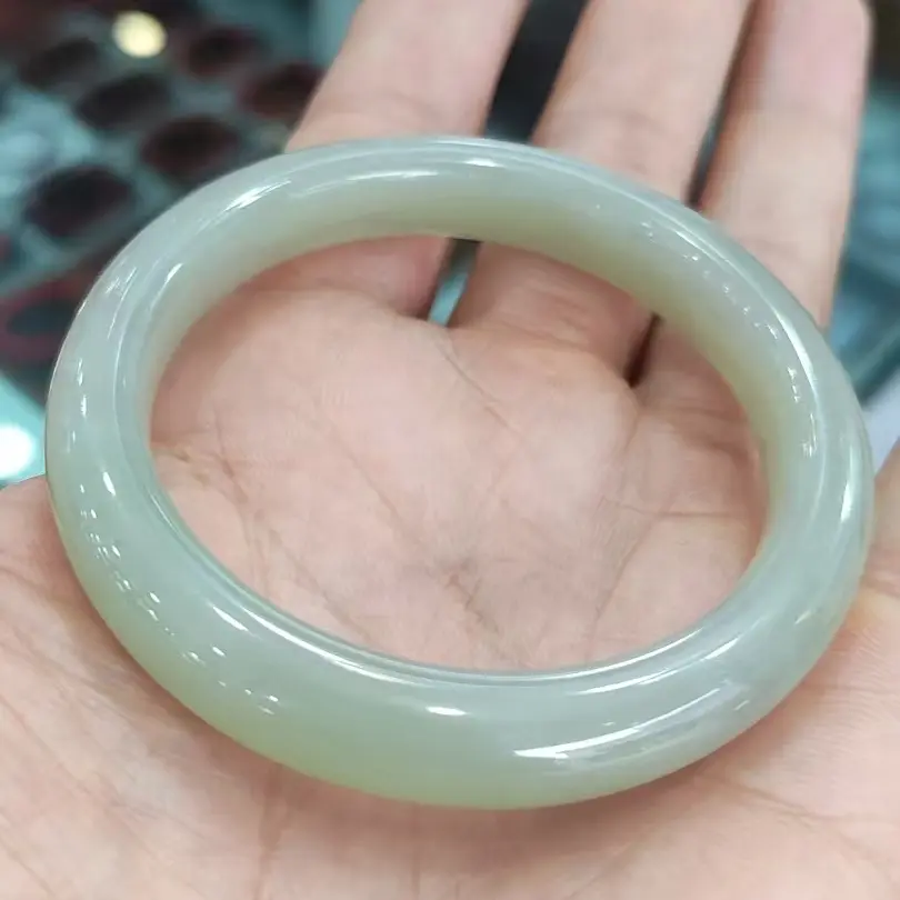 和田玉冰晴水手镯