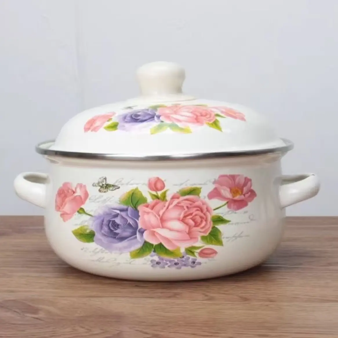 16公分珐琅搪瓷 奶锅1个