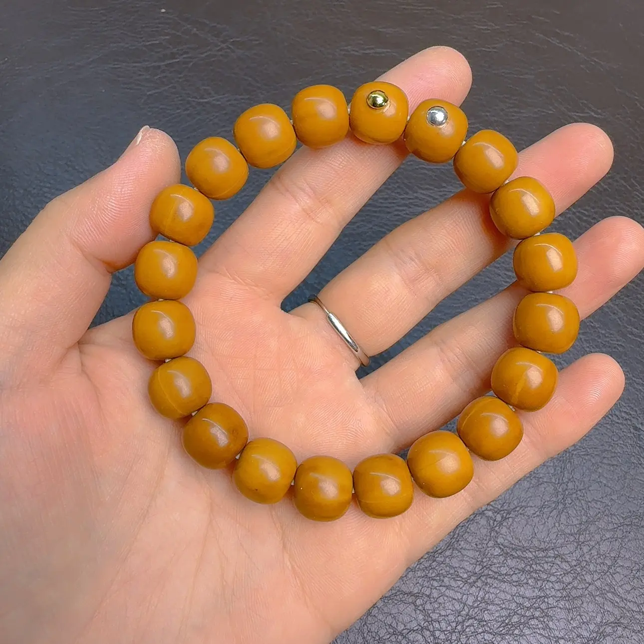 12mm 大老型龙炎料猴头核桃手串男女文玩单圈盘玩佛