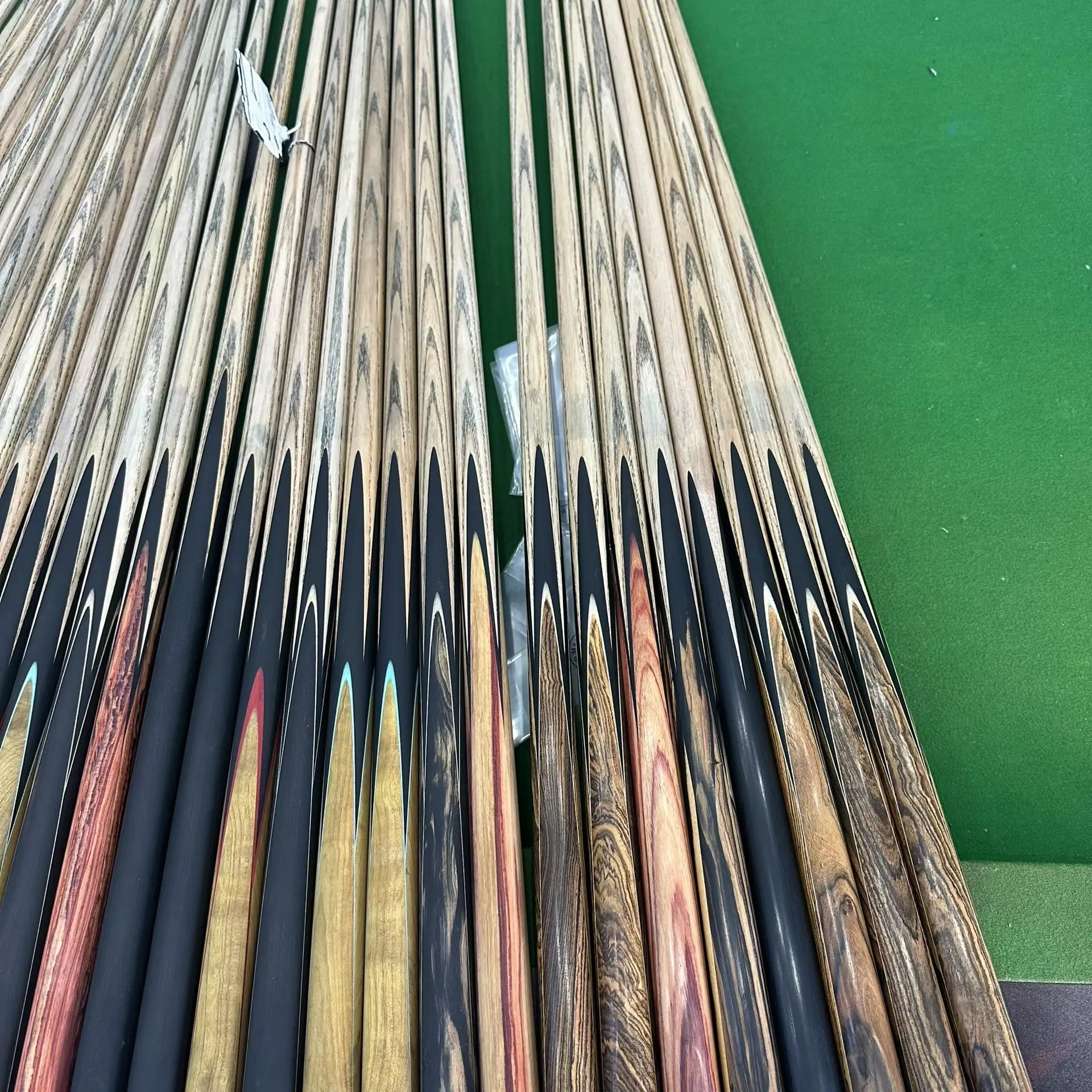 中式斯诺克适用手工小头台球杆