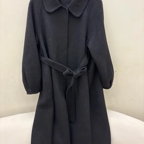 （本白）新年翻领长双面羊绒外套法式气质感