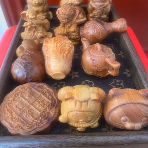 崖柏陈化老料玉华料微瑕处理直播间选款链接一物一拍介意勿拍