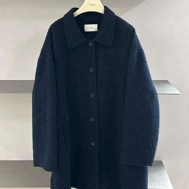 韩国设计师款苏力羊毛羊绒大衣外套