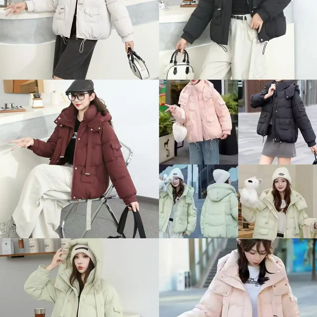 新款时尚棉服女2025冬季短款韩版加厚保暖棉袄外套潮