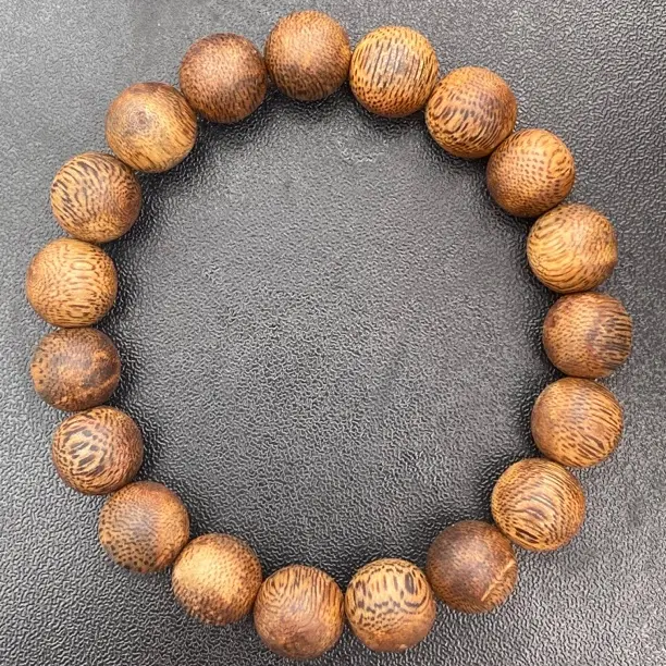 沉香陆河11mm单圈圆珠手串（多样发一）