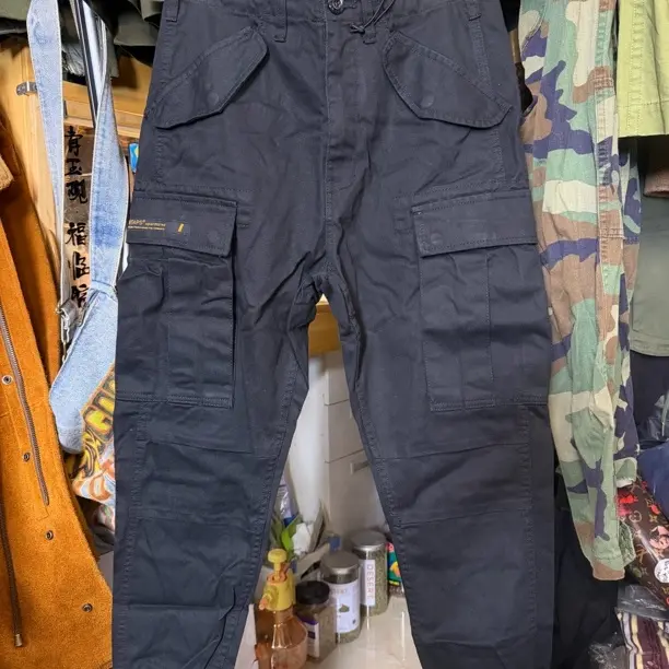 直播间日式黑色工装裤K6男士黑色长裤休闲裤工装裤美式休闲风