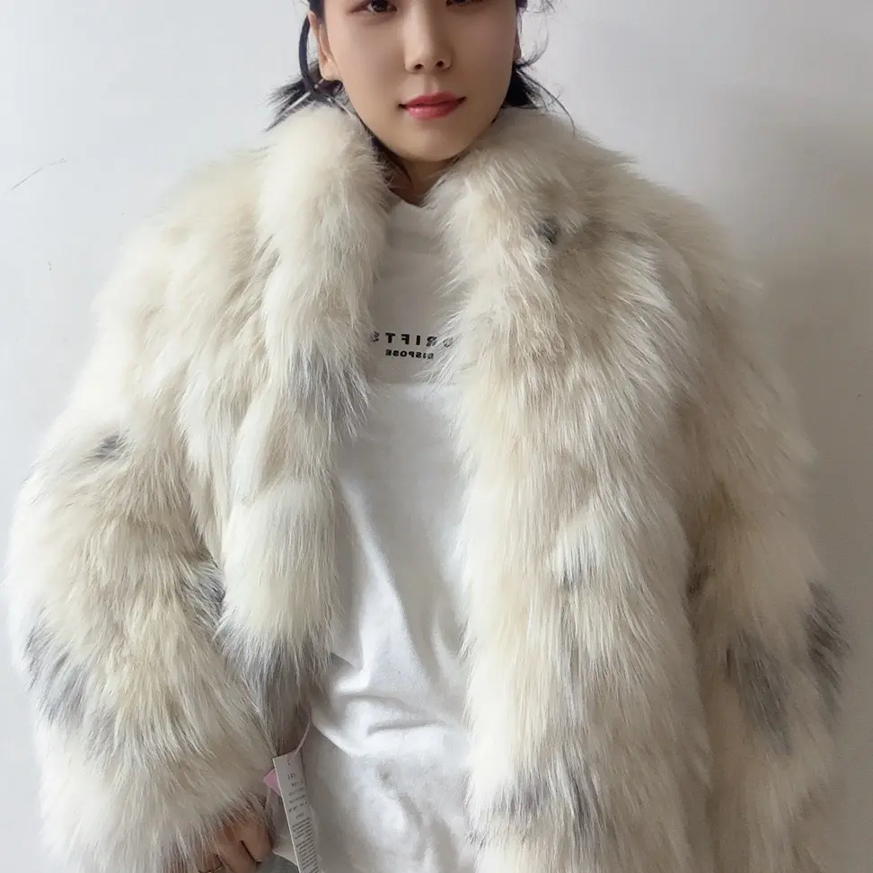 小宋优选精品女装，天然原色毛毛外套，现货发！