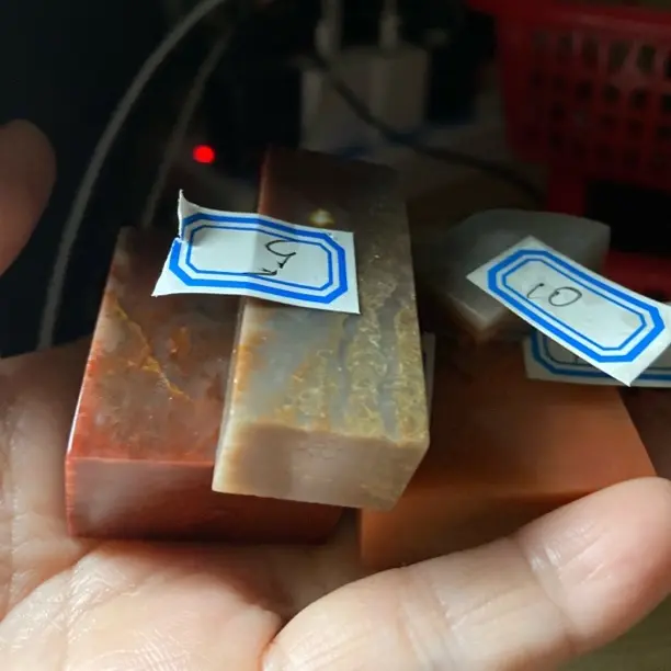 寿山石青田石老挝石印章篆刻用章料