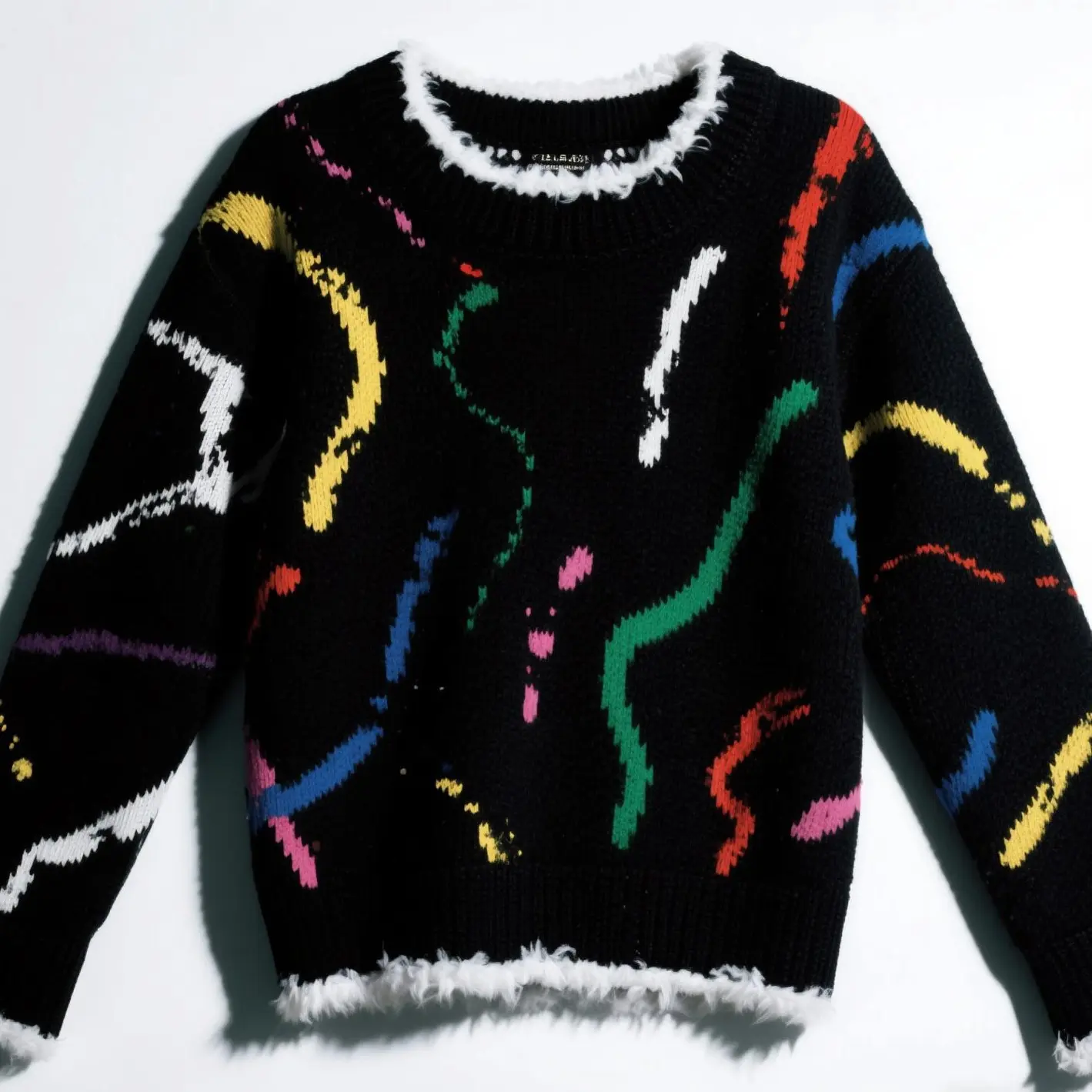 扣号直播间 儿童秋冬时尚圆领休闲百搭毛衣非图片款