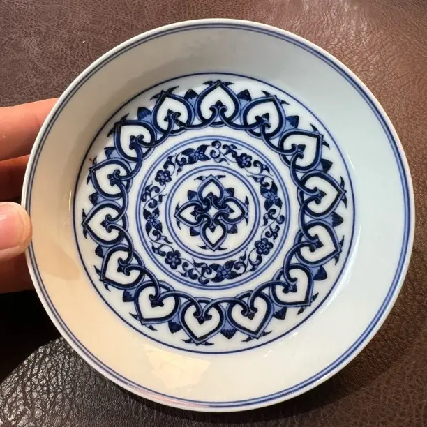 西园柴窑宝相小壶承直径13