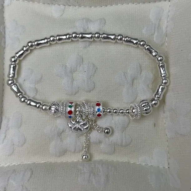 足银烤彩手链  马上有钱吉言木马盘缠新中式小众轻奢男女款手饰