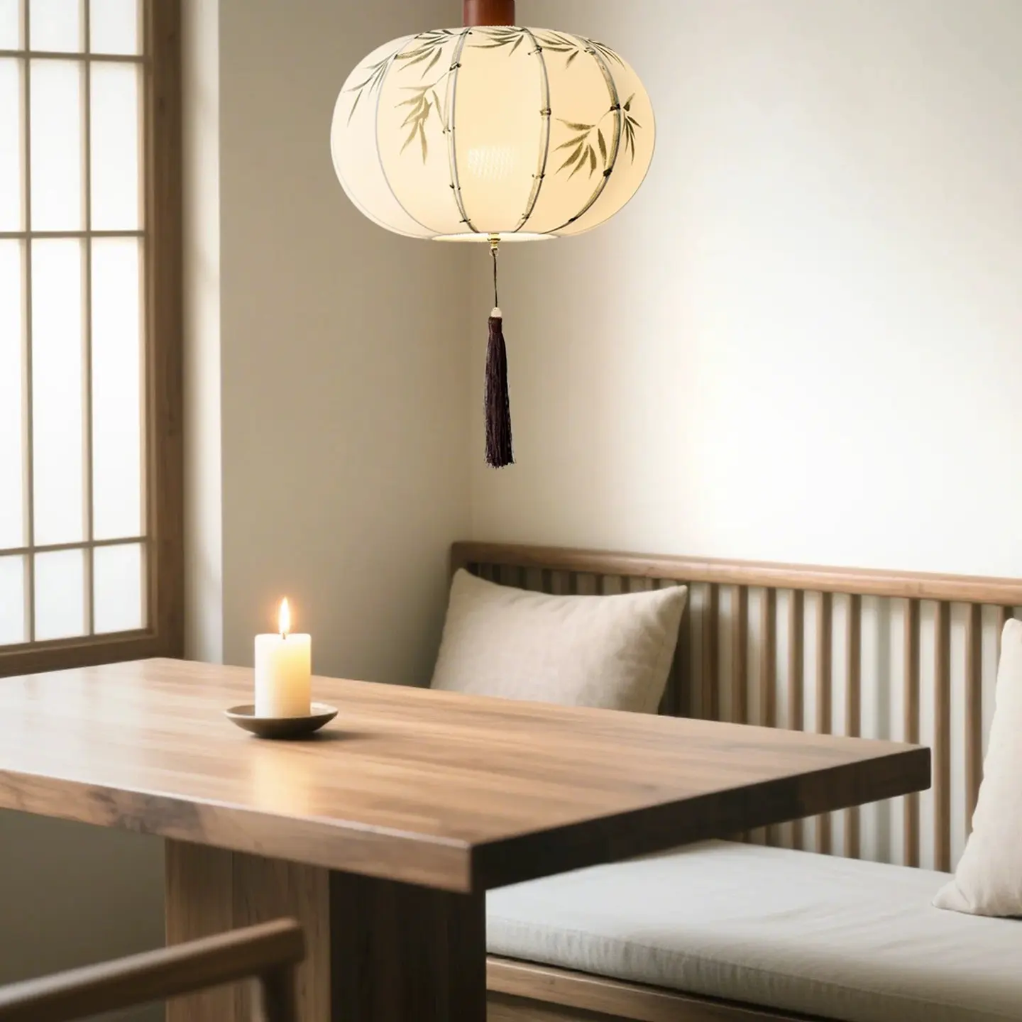 美学新中式禅意灯笼吊灯复古客厅茶室餐厅卧室中国风灯具