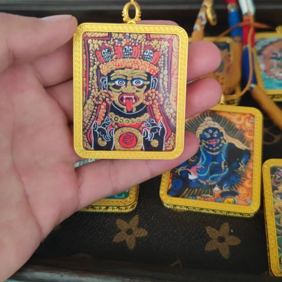 合金吊坠 十二生肖守护神佛牌饰品