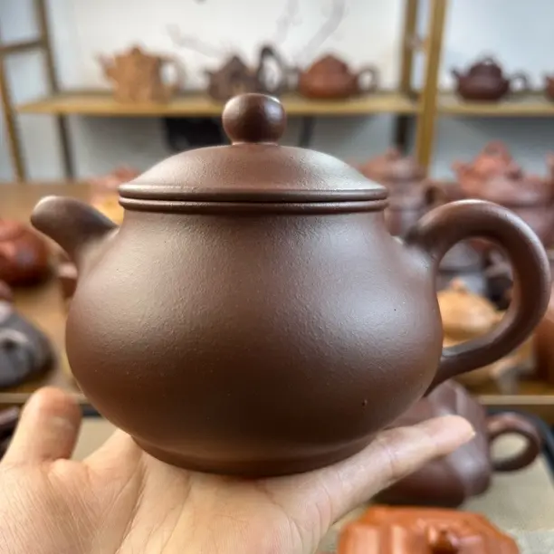 潘壶紫砂手工制作工艺精湛