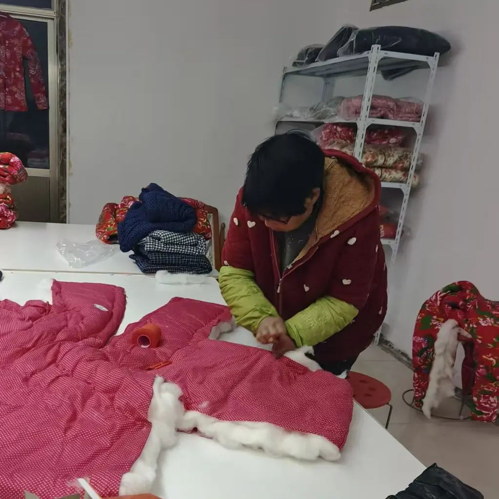 手工棉衣，现定现做，拉链款
