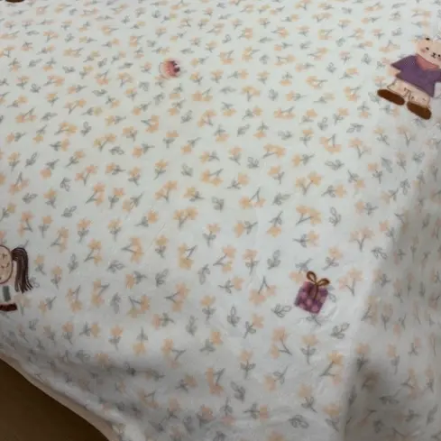 绒公主超细旦牛奶绒单被套2米❌2米3