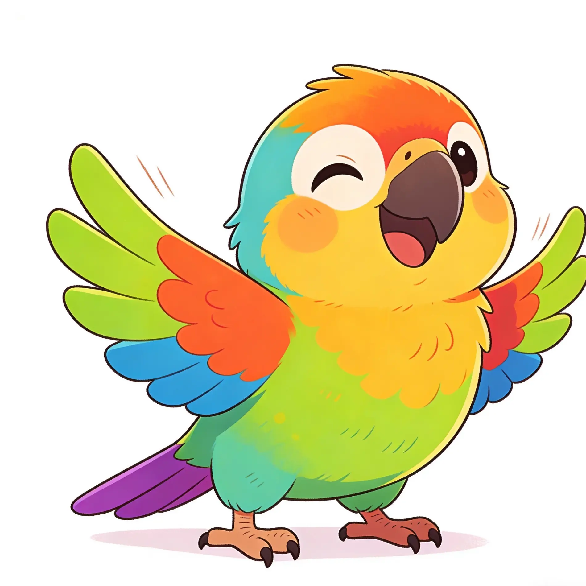 亲人手养可学舌幼鸟鹦鹉活体一物一拍