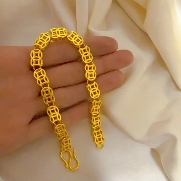 合成金属手链 网红KS招财手链رەڭ ئۆڭمەيدۇ