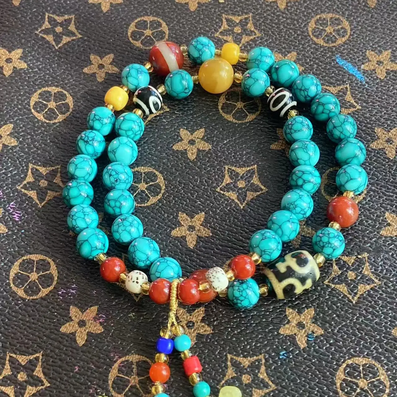 休闲复古风佛珠，民族风手链