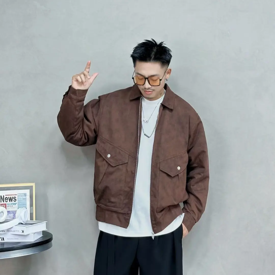 实体店清货，无质量问题不退不换，痞帅美拉德复古棉外套