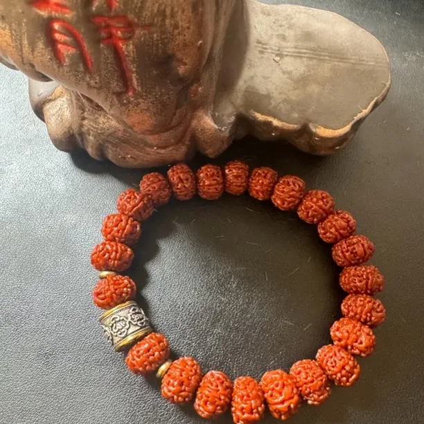 11-12mm【已包浆】印尼小金刚老树王梅花盘龙玉化盘玩手链盘玩手串