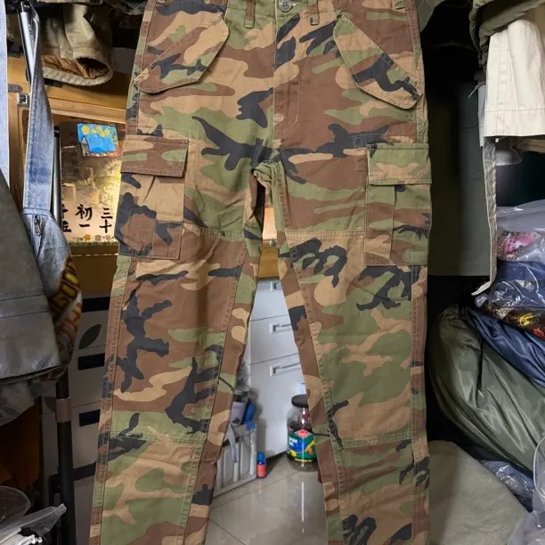 新款男士r迷彩裤防风裤子长裤常规款工装裤休闲裤迷彩耐磨