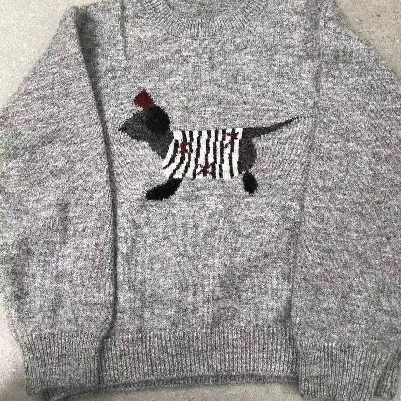 ④⑨软糯亲肤宽松显瘦韩版圆领套头秋冬内搭毛衣女