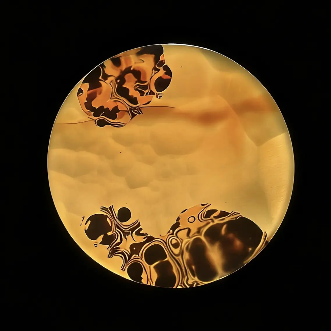 天然象形玛瑙无事牌