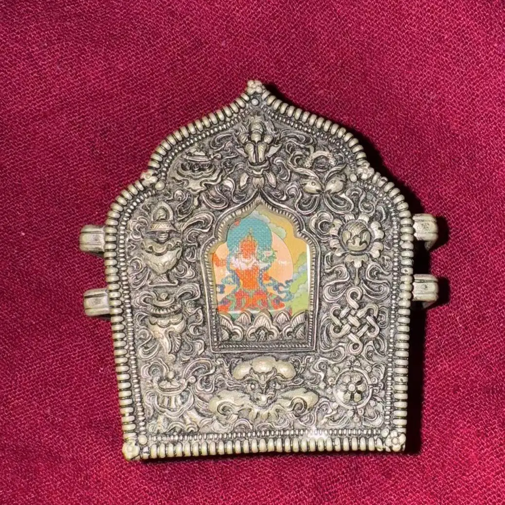 非金属皮质吊坠  藏式嘎乌盒手工编织复古民族风百搭锁骨链坠链