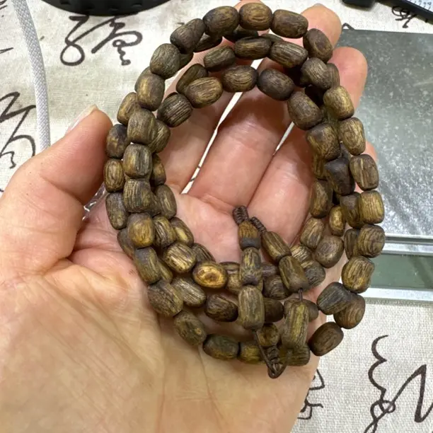 沉香随性多圈手串满结油多样性发1