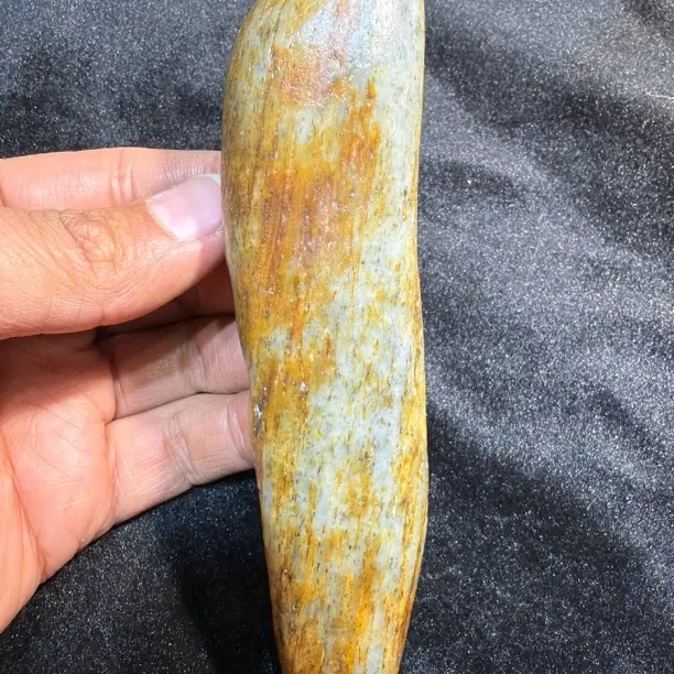 和田玉原石手把件国家质检基地发货