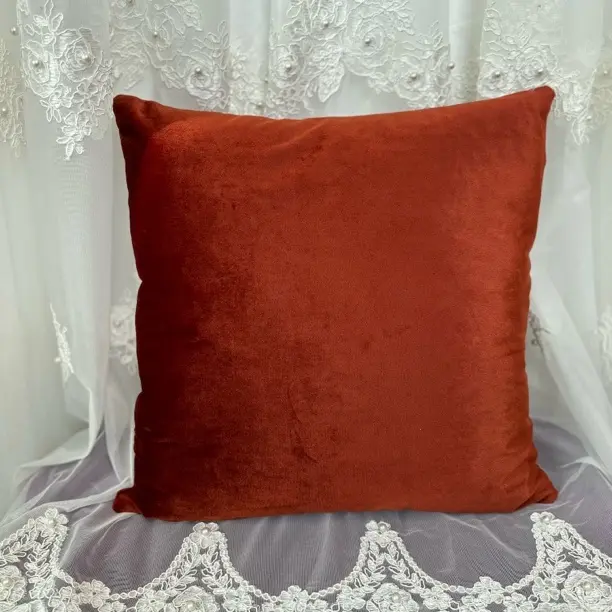 轻奢简约纯色绒抱枕套客厅沙发靠垫套卧室靠枕套可拆洗防猫抓