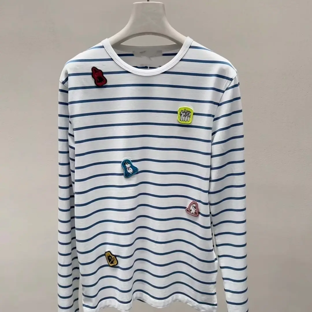 原单系列｜ac联名童趣条纹长袖T恤