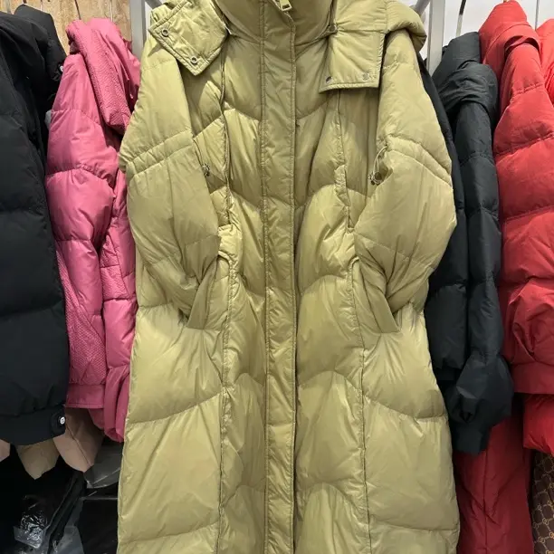 中长款新款冬季连帽休闲厚外套