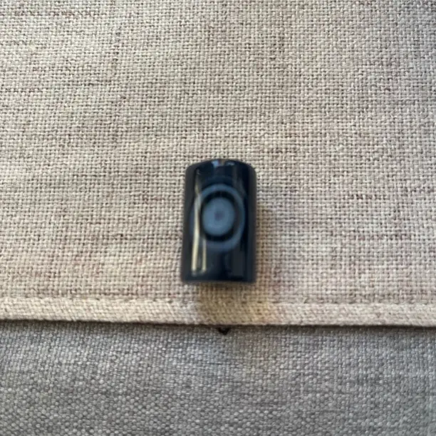 手工磨型黑白多图腾天珠老改虎牙三眼桶珠国风配饰配珠