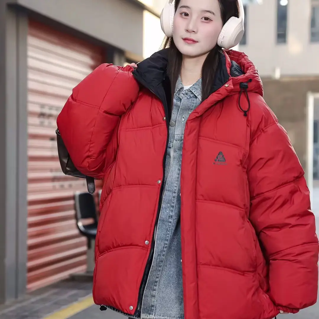 云朵泡芙男大童连帽冬季加厚保暖棉服外套潮童