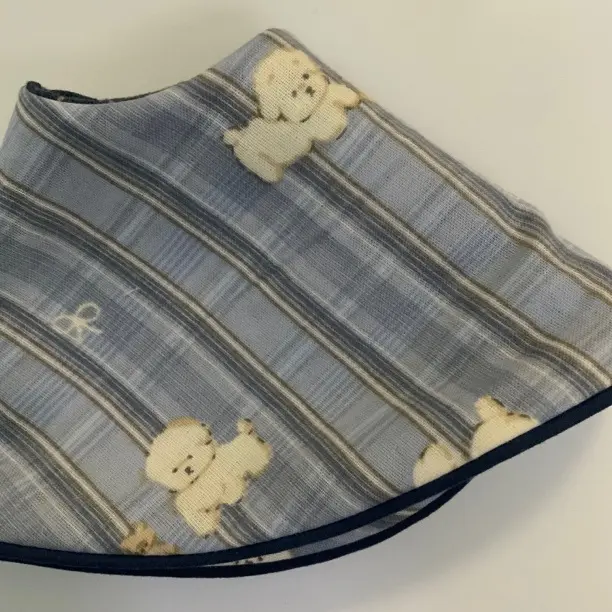 滚边6层婴儿纯棉口水巾韩系风防水透气宝宝防吐奶围兜围嘴