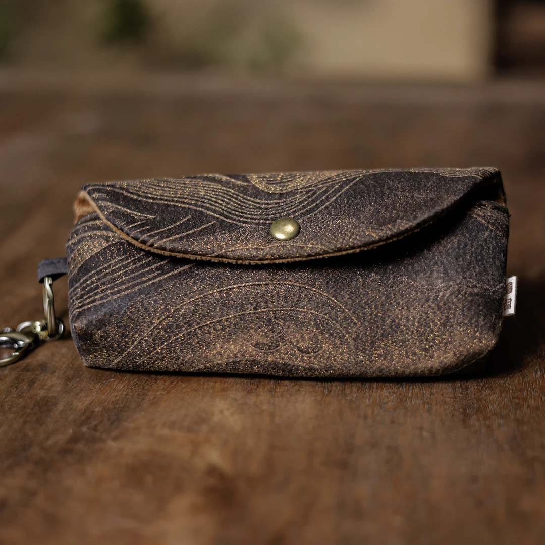 【慢蓝】山海经香云纱眼镜袋（慢蓝S1053）茶道零配