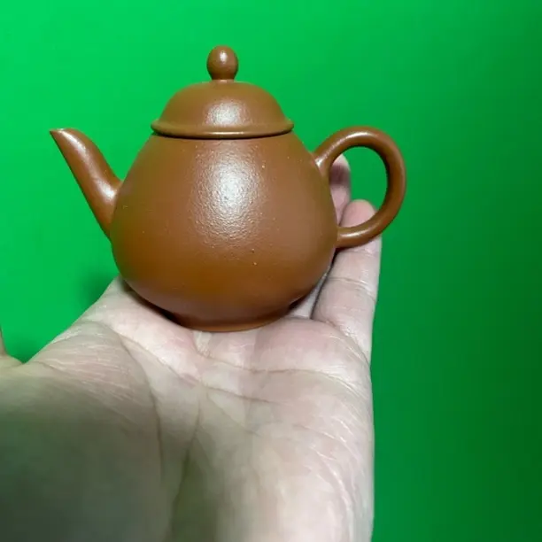原矿半手朱泥小品壶