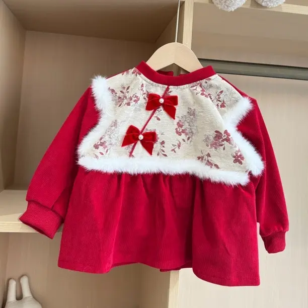 单层宝宝罩衣（反穿衣）