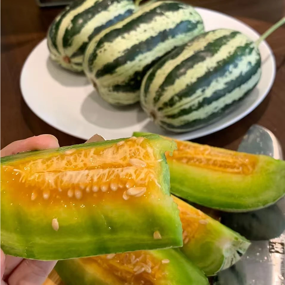 [田甜圈自然农场]博洋9号甜瓜 3斤/4.5斤装 脆甜多汁 顺丰包邮