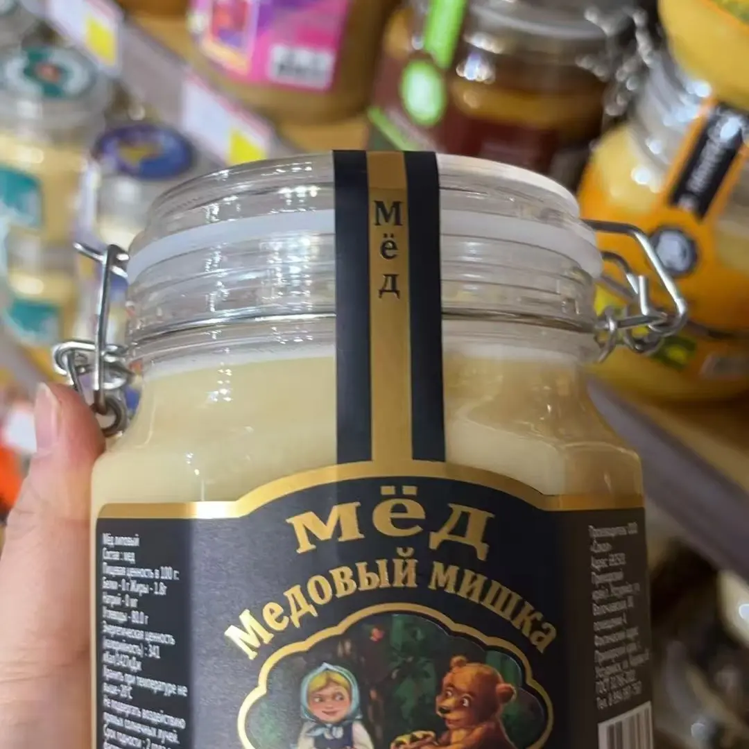俄罗斯进口椴树蜂蜜原装结晶可食用
