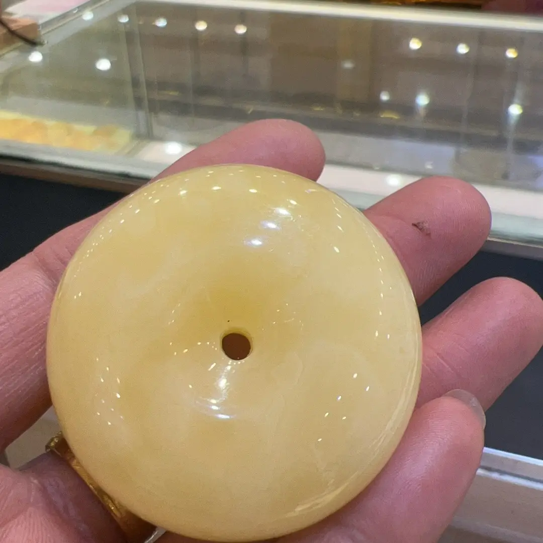 琥珀蜜蜡饰品平安扣