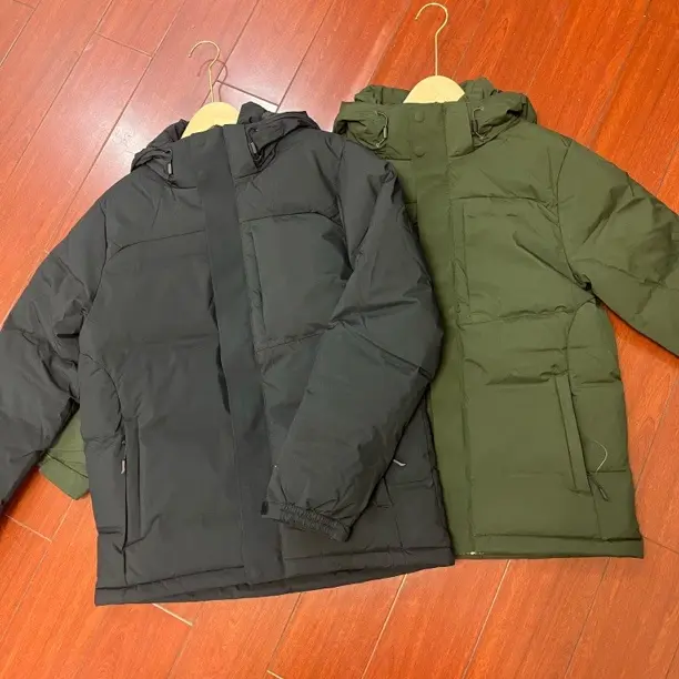 新派简约户外秋冬男女款金点拒水鹅绒服