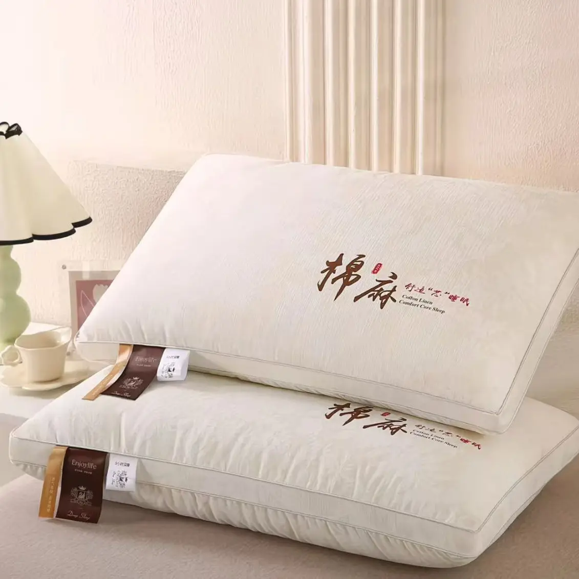 热熔枕头护颈椎柔软舒适透气家用成人好睡眠