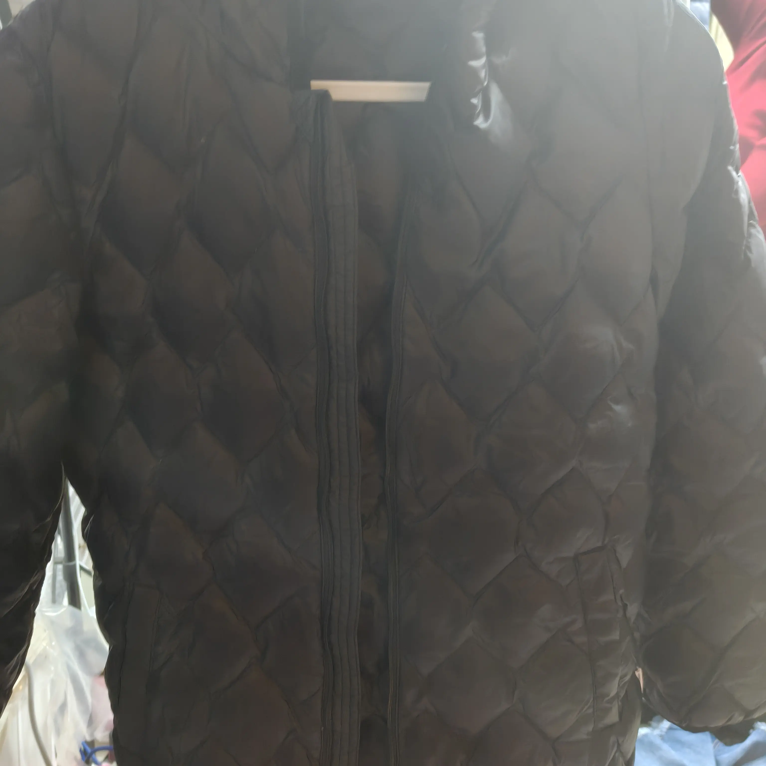 短款宽松时尚保暖冬季爱心压棉连帽棉衣