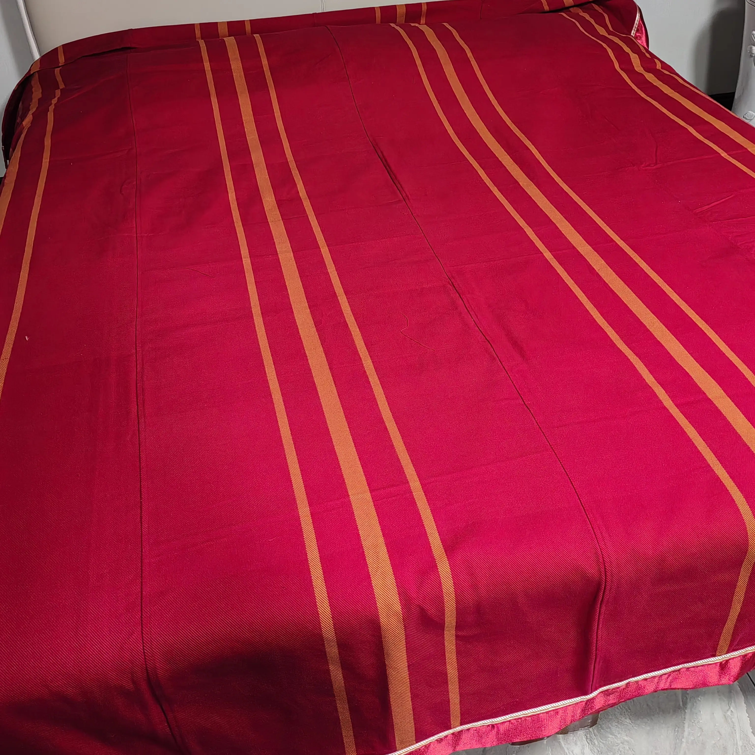 全棉手织老粗布灵动心跳蕾丝加厚款