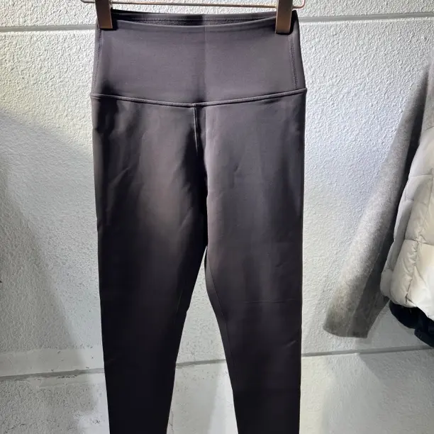 秋冬新款加绒高腰提臀外穿瑜伽鲨鱼九分打底裤