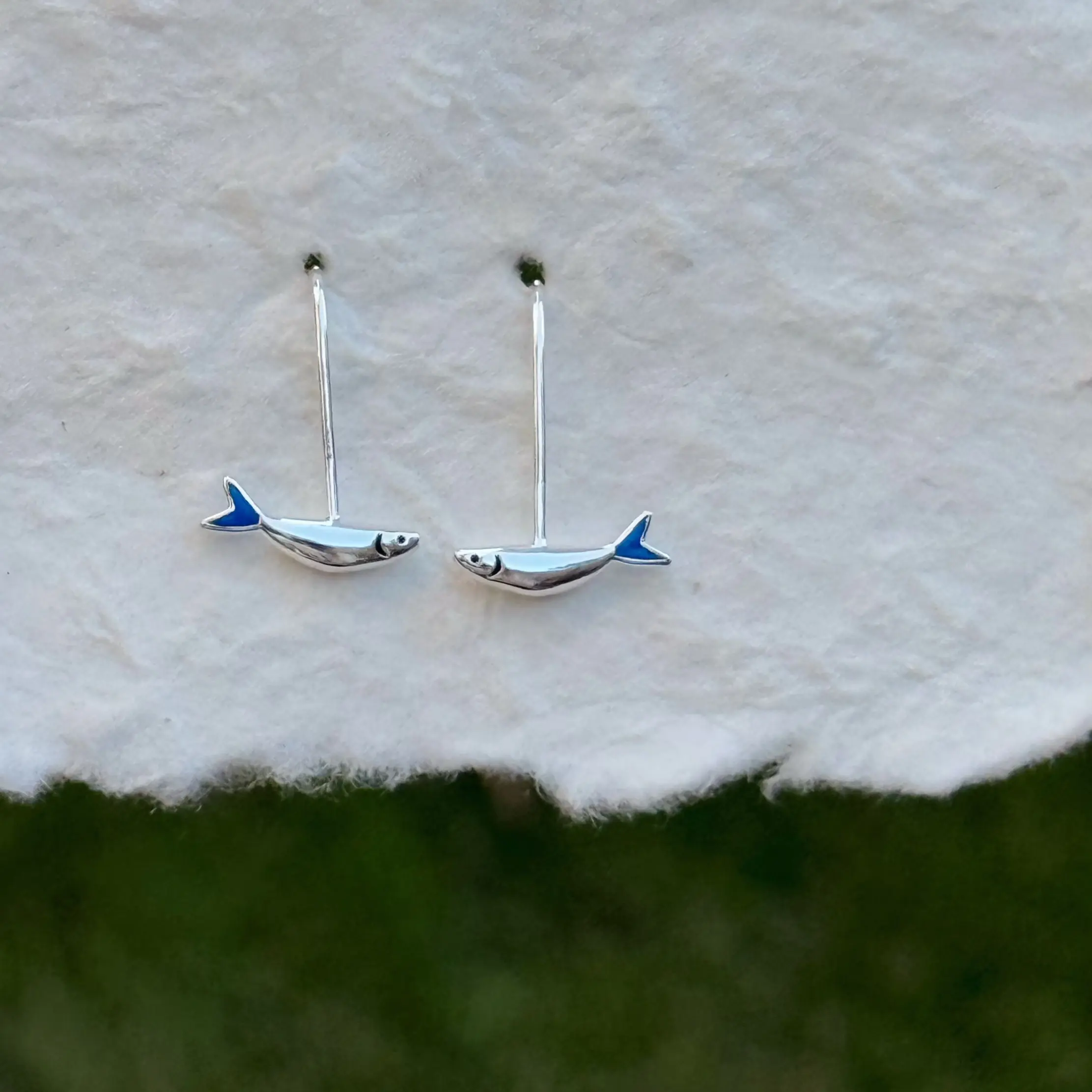 925银耳饰  | 「祝你鱼快」耳饰 s925银小鱼设计款复古小众可爱耳环